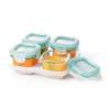 imageOXO Tot Glass Baby Blocks Food Storage Containers Teal 4 ozTeal