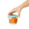 imageOXO Tot Glass Baby Blocks Food Storage Containers Teal 4 ozTeal