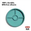 imageOXO Tot Silicone Divided Plate TealTeal