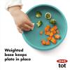 imageOXO Tot Silicone Plate TealTeal