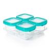 imageOXO Tot Baby Blocks Food Storage Containers Teal 6 ozTeal