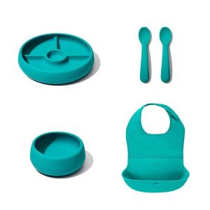 imageOXO TOT Silicone Feeding Gift Set  BPA and PVC Free