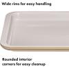 imageOXO Good Grips NonStick Pro Ceramic Coated Metal Bakeware 15 Pizza Pan  Storm BlueBiscuit
