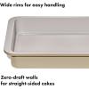 imageOXO Good Grips NonStick Pro Ceramic Coated Metal Bakeware 15 Pizza Pan  Storm BlueBiscuit