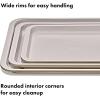 imageOXO Good Grips NonStick Pro Ceramic Coated Metal Bakeware 15 Pizza Pan  Storm BlueBiscuit