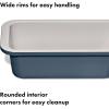 imageOXO Good Grips NonStick Pro Ceramic Coated Metal Bakeware 15 Pizza Pan  Storm BlueStorm Blue