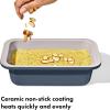 imageOXO Good Grips NonStick Pro Ceramic Coated Metal Bakeware 15 Pizza Pan  Storm BlueStorm Blue