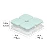 imageOXO Tot Silicone Baby Food Storage Container Set of Four 4oz Containers TealOpal