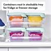 imageOXO Tot Silicone Baby Food Storage Container Set of Four 4oz Containers TealOpal