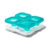 imageOXO Tot Silicone Baby Food Storage Container Set of Four 4oz Containers TealTeal