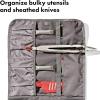 imageOXO Outdoor Camp Kitchen Tool Roll Camp Kitchen Organizer Travel Utensil Organizer Outdoor Cooking Travel Chef Roll Camping Essentials Camping Gear Storage