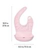 imageOXO RollUp Bib 2 Pack Limited Edition SageGrayBlossomDusk