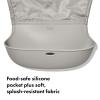 imageOXO RollUp Bib 2 Pack Limited Edition SageGrayDrizzleBlossom