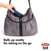 imageOXO RollUp Bib 2 Pack Limited Edition SageGrayNavyGray