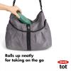 imageOXO RollUp Bib 2 Pack Limited Edition SageGraySageGray