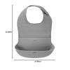 imageOXO RollUp Bib 2 Pack Limited Edition SageGrayTealGray