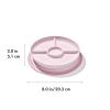 imageOXO Tot Stick and Stay Suction Divided Plate  OpalBlossom