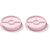 imageOXO Tot Stick and Stay Suction Divided Plate  OpalBlossom