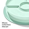 imageOXO Tot Stick and Stay Suction Divided Plate  OpalOpal