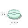 imageOXO Tot Stick and Stay Suction Divided Plate  OpalOpal