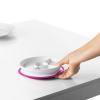 imageOXO Tot Stick and Stay Suction Divided Plate  OpalPink