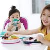 imageOXO Tot Stick and Stay Suction Divided Plate  OpalPink
