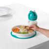 imageOXO Tot Stick and Stay Suction Divided Plate  OpalTeal