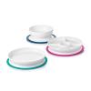 imageOXO Tot Stick and Stay Suction Divided Plate  OpalTeal