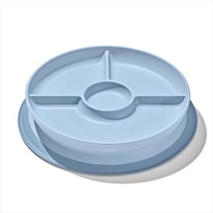 imageOXO Tot Stick and Stay Suction Divided Plate  OpalDusk