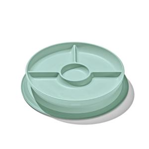 imageOXO Tot Stick and Stay Suction Divided Plate  OpalOpal