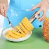 imageOXO Good Grips Stainless Steel Pineapple Corer ampamp SlicerSilverBlackPineapple Corer