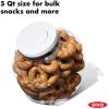 imageOXO Good Grips 50 Qt POP Large Jar  Airtight Food Storage for Cookies and MoreLarge Jar  5 Qt