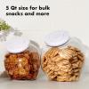 imageOXO Good Grips 50 Qt POP Large Jar  Airtight Food Storage for Cookies and MoreLarge Jar  5 Qt Pack of 4
