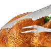 imageOXO Carving Set SoftGrip Duo Designed for Effortless Carving and Serving 2Piece Fork ampamp Knife Set  Spear Secure Cut ampamp Serve Roasted MeatCarving Set