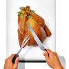 imageOXO Carving Set SoftGrip Duo Designed for Effortless Carving and Serving 2Piece Fork ampamp Knife Set  Spear Secure Cut ampamp Serve Roasted MeatCarving Set