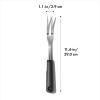 imageOXO Carving Set SoftGrip Duo Designed for Effortless Carving and Serving 2Piece Fork ampamp Knife Set  Spear Secure Cut ampamp Serve Roasted MeatFork