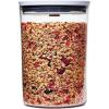 imageOXO Good Grips Round POP Container  Large 52 Qt for flour sugar cereal and more  Airtight Food Storage  BPA Free  Dishwasher Safe  Clear BodyWhiteMedium  33 Qt