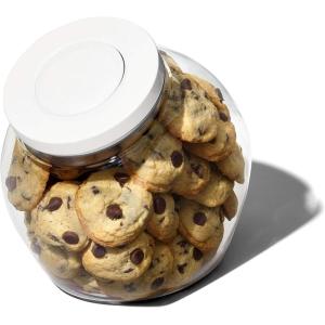 imageOXO Good Grips 30 Qt POP Medium Cookie Jar  Airtight Food Storage  for Snacks and More White and ClearMedium Jar  3 Qt