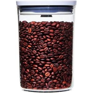 imageOXO Good Grips Round POP Container  Large 52 Qt for flour sugar cereal and more  Airtight Food Storage  BPA Free  Dishwasher Safe  Clear BodyWhiteSmall  15 Qt