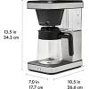 imageOXO Brew 8Cup Coffee Maker with Podless SingleServe Function and Glass Carafe  SCA CertifiedGlass