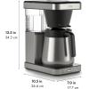 imageOXO Brew 8Cup Coffee Maker with Podless SingleServe Function and Glass Carafe  SCA CertifiedStainless Steel