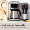 imageOXO Brew 8Cup Coffee Maker with Podless SingleServe Function and Glass Carafe  SCA CertifiedStainless Steel
