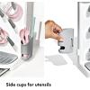 imageOXO Tot Expandable Drying Rack  SpaceSaving Drying Rack  Newborn and Baby Essentials  Breastfeeding Essentials  Dry Baby Bottles  Save Space in KitchenExpandable