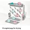 imageOXO Tot Expandable Drying Rack  SpaceSaving Drying Rack  Newborn and Baby Essentials  Breastfeeding Essentials  Dry Baby Bottles  Save Space in KitchenExpandable