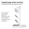 imageOXO Tot Expandable Drying Rack  SpaceSaving Drying Rack  Newborn and Baby Essentials  Breastfeeding Essentials  Dry Baby Bottles  Save Space in Kitchen1 Count Pack of 1