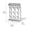 imageOXO Tot Expandable Drying Rack  SpaceSaving Drying Rack  Newborn and Baby Essentials  Breastfeeding Essentials  Dry Baby Bottles  Save Space in Kitchen1 Count Pack of 1