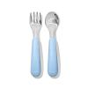 imageOXO Tot OnTheGo Fork and Spoon Set  LilacDusk