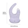 imageOXO Tot RollUp Bib  2 Pack  Lilac and OpalLilacOpal