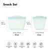 imageOXO Tot Silicone Reusable Bags  2 Piece Cup and Snack Set  OpalOpal