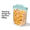 imageOXO Tot Silicone Reusable Bags  2 Piece Cup and Snack Set  OpalOpal